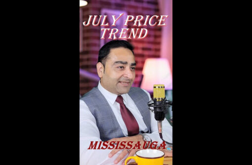 July Housing Price Trend in Mississauga